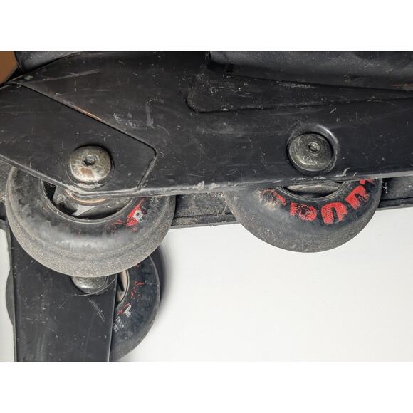 Rollerblade Macroblade Inline Skates Men’s Size 12 Black Red w/ Bag Guards main image 14